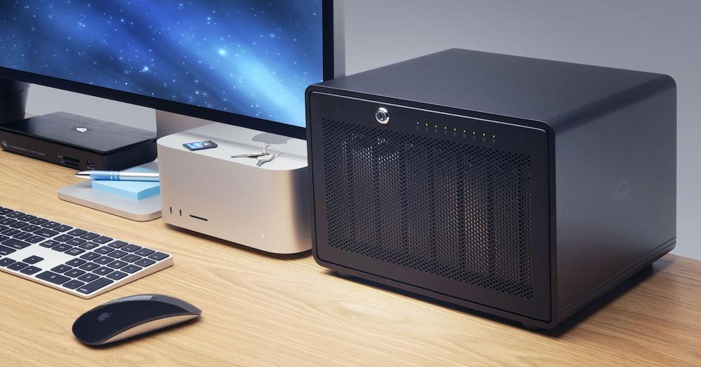 OWC ThunderBay 8 Eight-Bay 2.5/3.5-inch HDD Thunderbolt 3 External Storage with installed Drives and SoftRAID OWC ThunderBay 8 Eight-Bay 2.5/3.5-inch HDD Thunderbolt 3 External Storage with installed Drives and SoftRAID